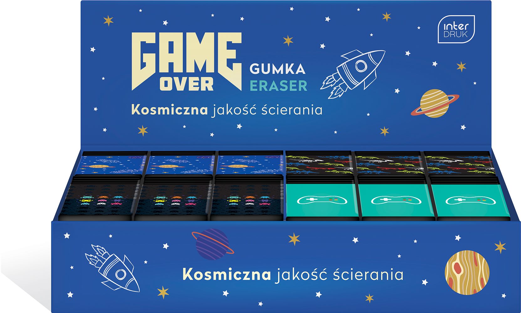 Gumka do ścierania Game Over Interdruk